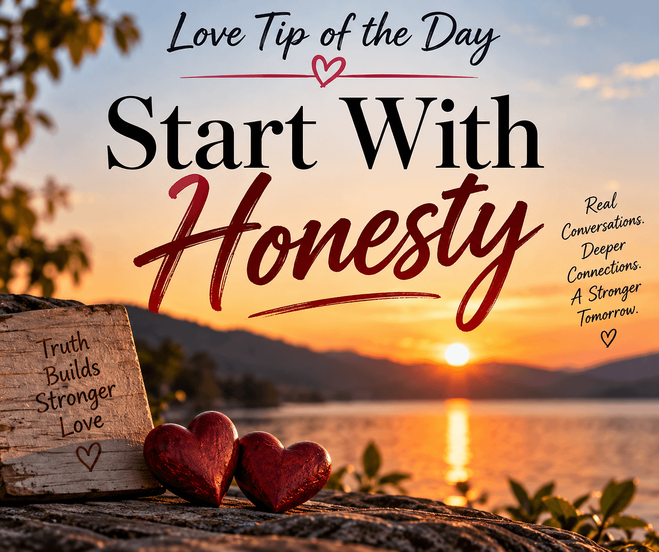 Love Tip of the Day: Start With Honesty