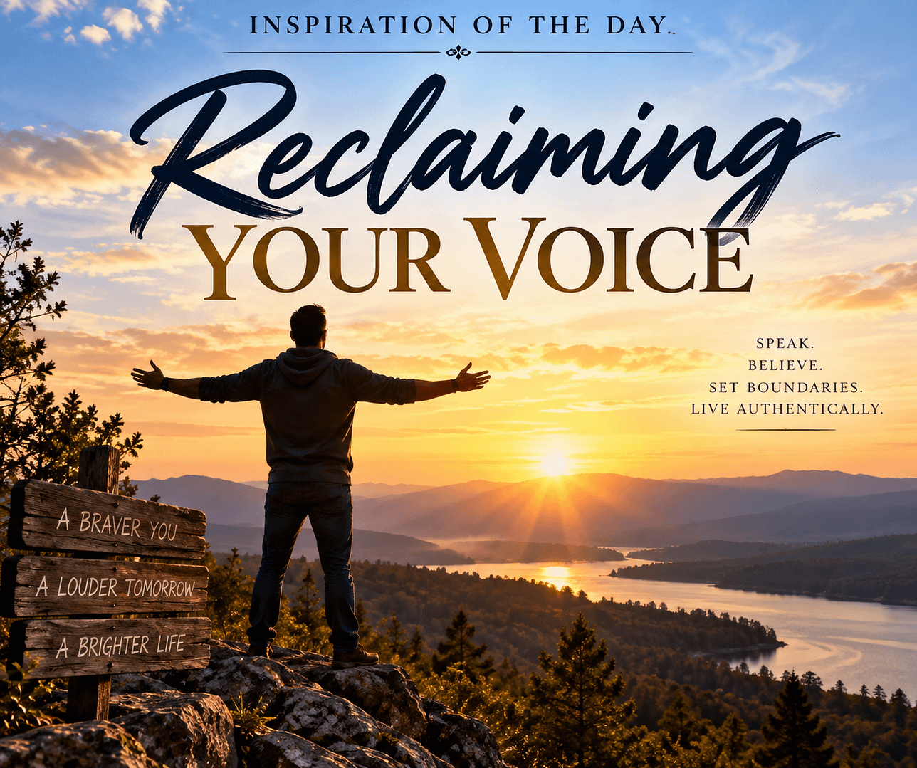 Inspiration of the Day: Reclaiming Your Voice 3 Inspiration of the Day: Reclaiming Your Voice