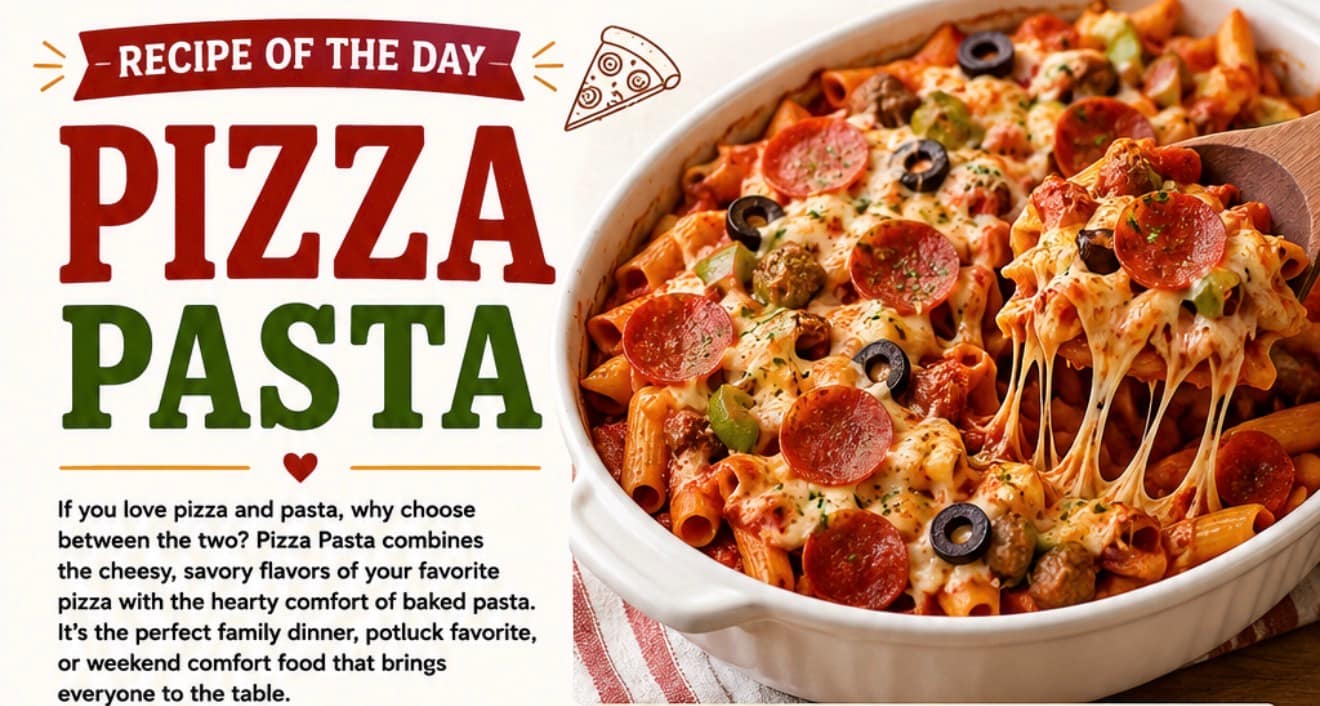 Recipe of the Day: Pizza Pasta 10 Recipe of the Day: Pizza Pasta