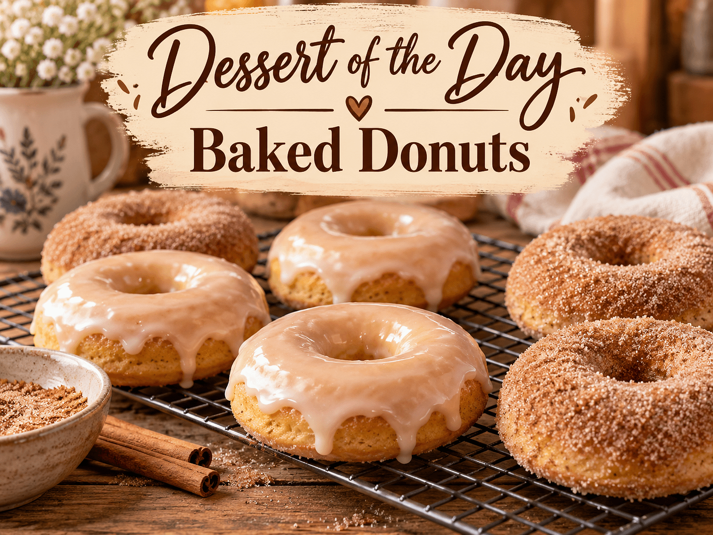 Dessert of the Day: Baked Donuts 1 a23a295e 987a 474f 9b58 b33a831763f7