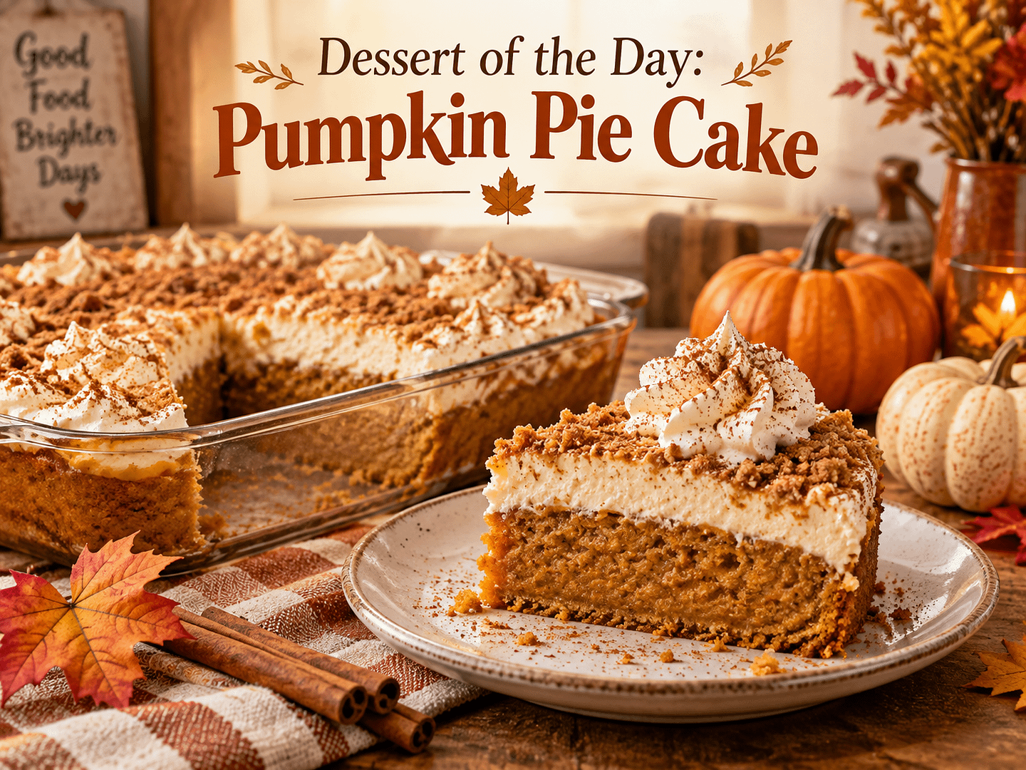 Dessert of the Day: Pumpkin Pie Cake 4 Dessert of the Day: Pumpkin Pie Cake