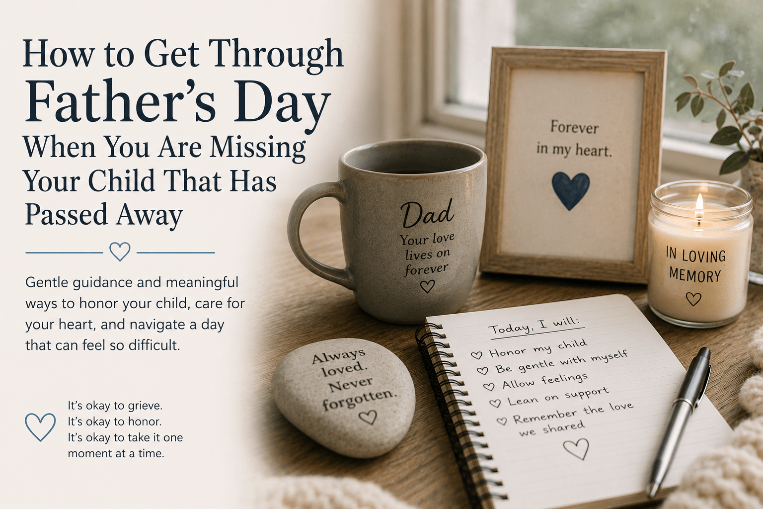 How to Get Through Father’s Day When You Are Missing Your Child That Has Passed Away