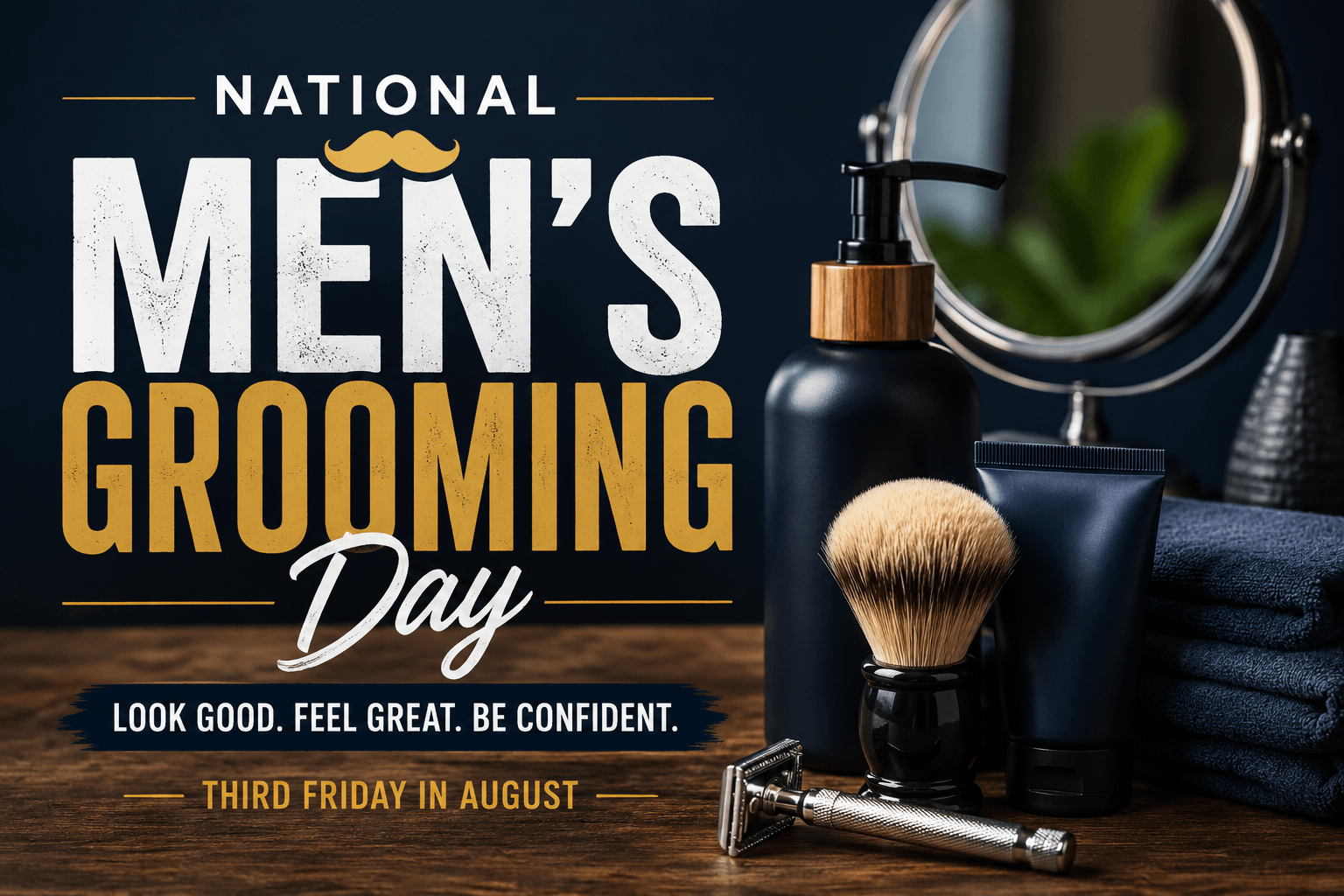 National Men’s Grooming Day – Celebrating Confidence, Style, and Self-Care