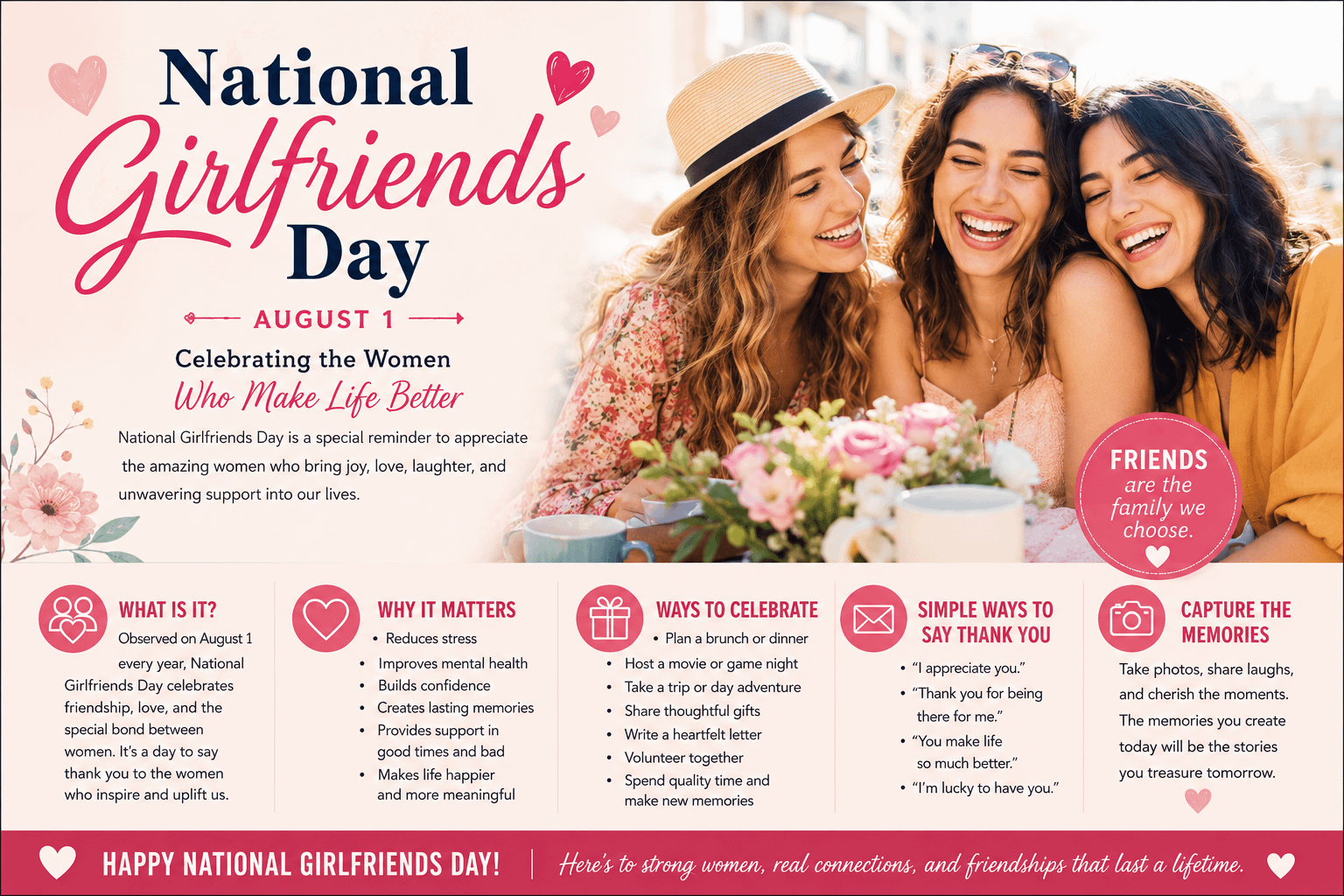 National Girlfriends Day – Celebrating the Women Who Make Life Better 8 National Girlfriends Day – Celebrating the Women Who Make Life Better