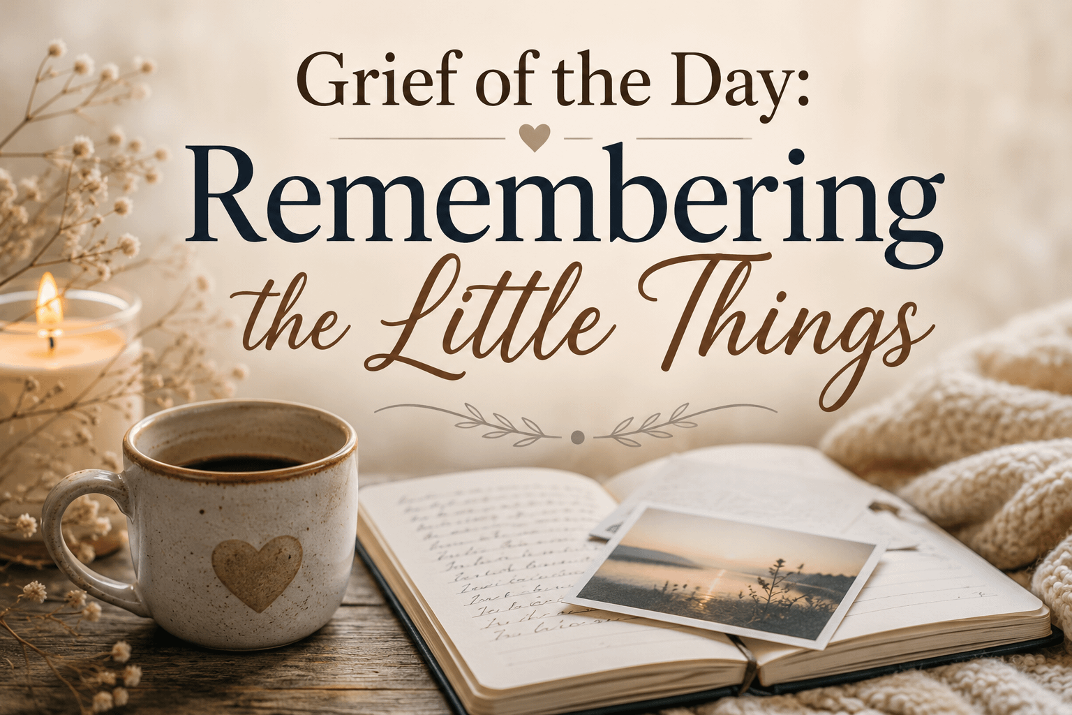 Grief of the Day: Remembering the Little Things 4 Grief of the Day: Remembering the Little Things