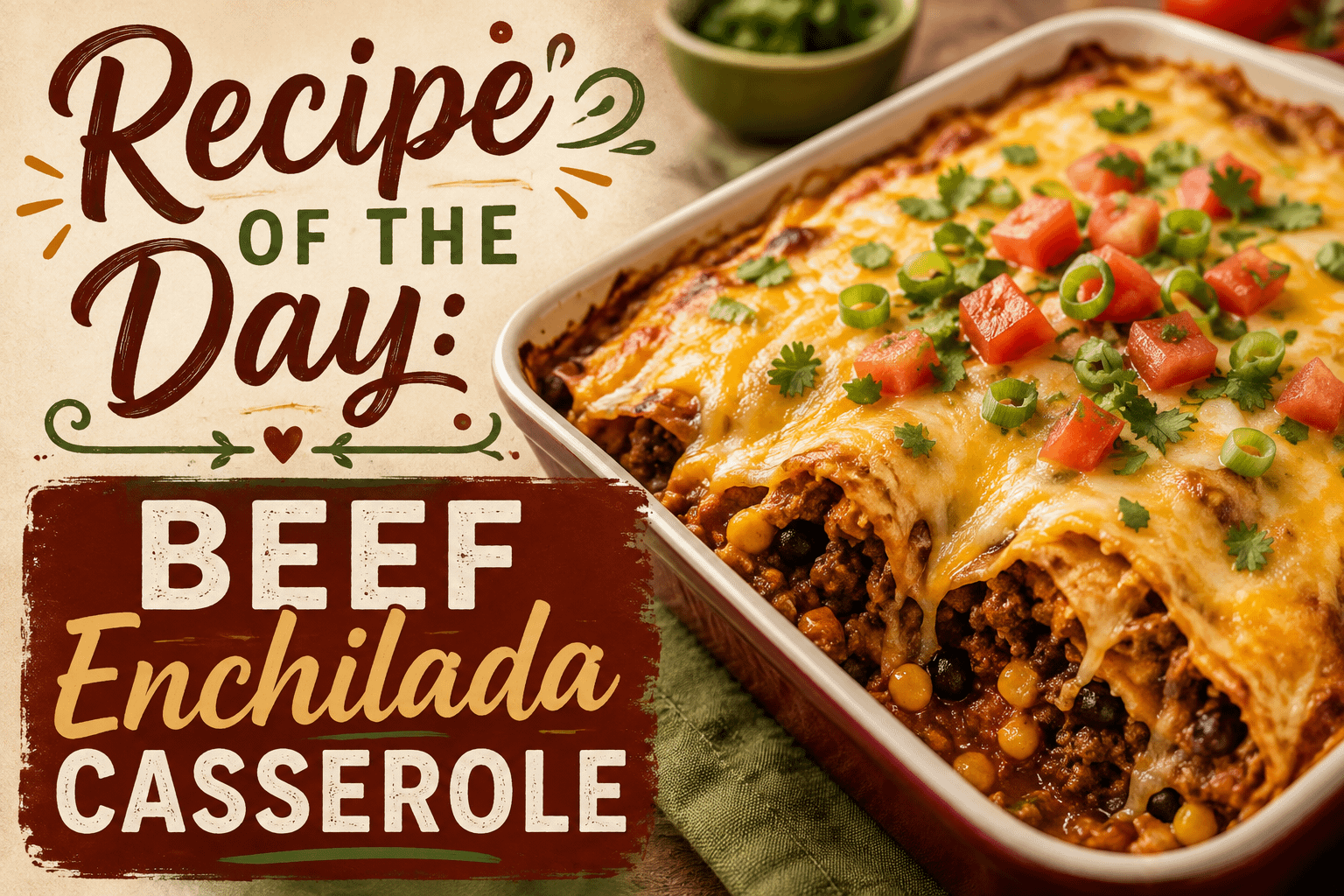 Recipe of the Day: Beef Enchilada Casserole 1 0e3658da 6ac4 44c5 84a9 5e58d122ca35