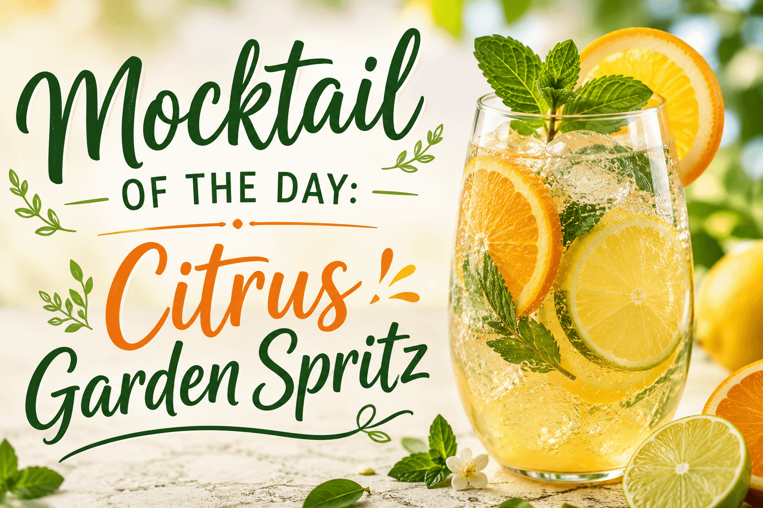 Mocktail of the Day: Citrus Garden Spritz 1 18cb496e 1fca 412d 8afa 8ce7e6736f03