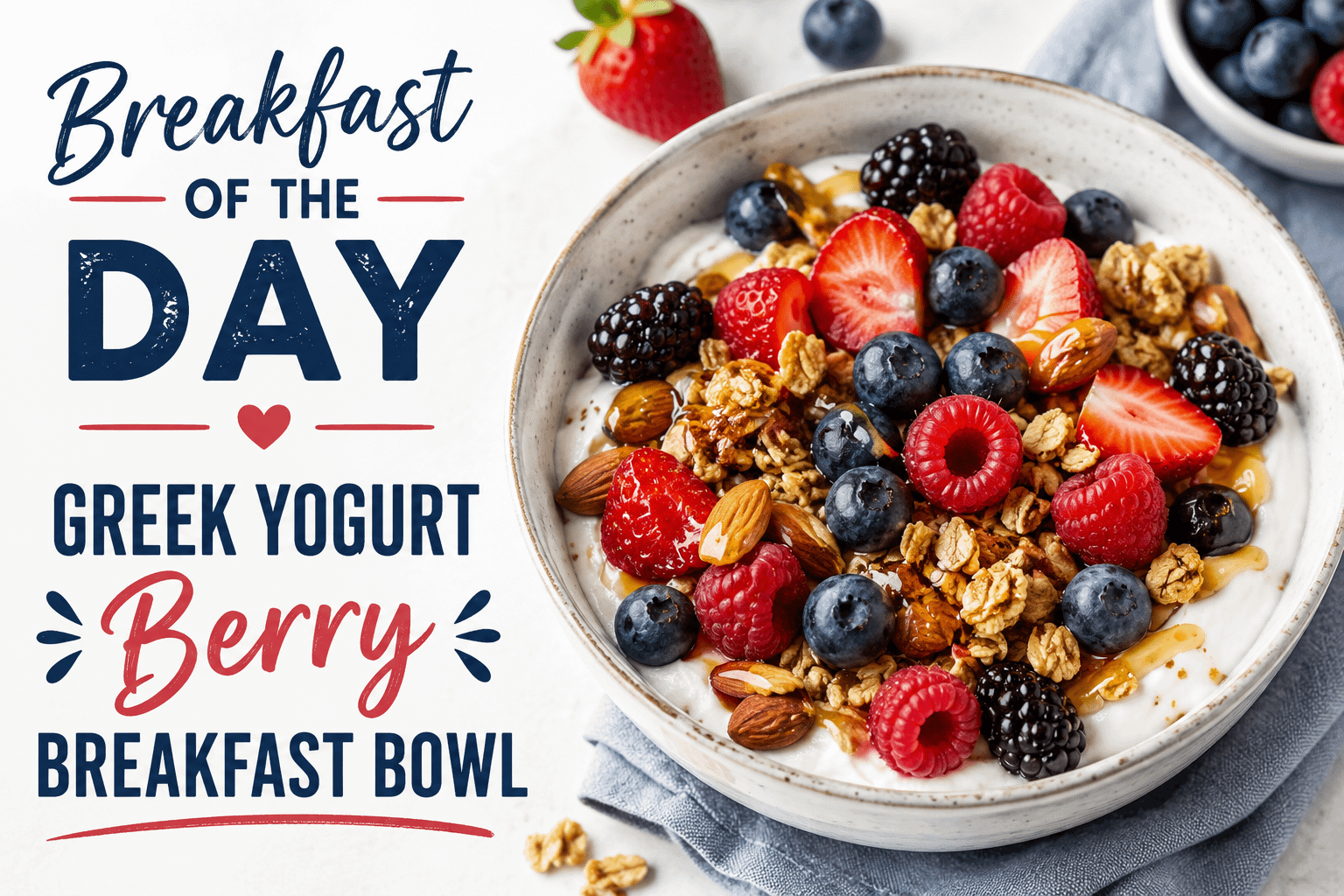 Breakfast of the Day: Greek Yogurt Berry Breakfast Bowl 1 1b349e39 ffa3 4543 b419 83d1757d4b9d