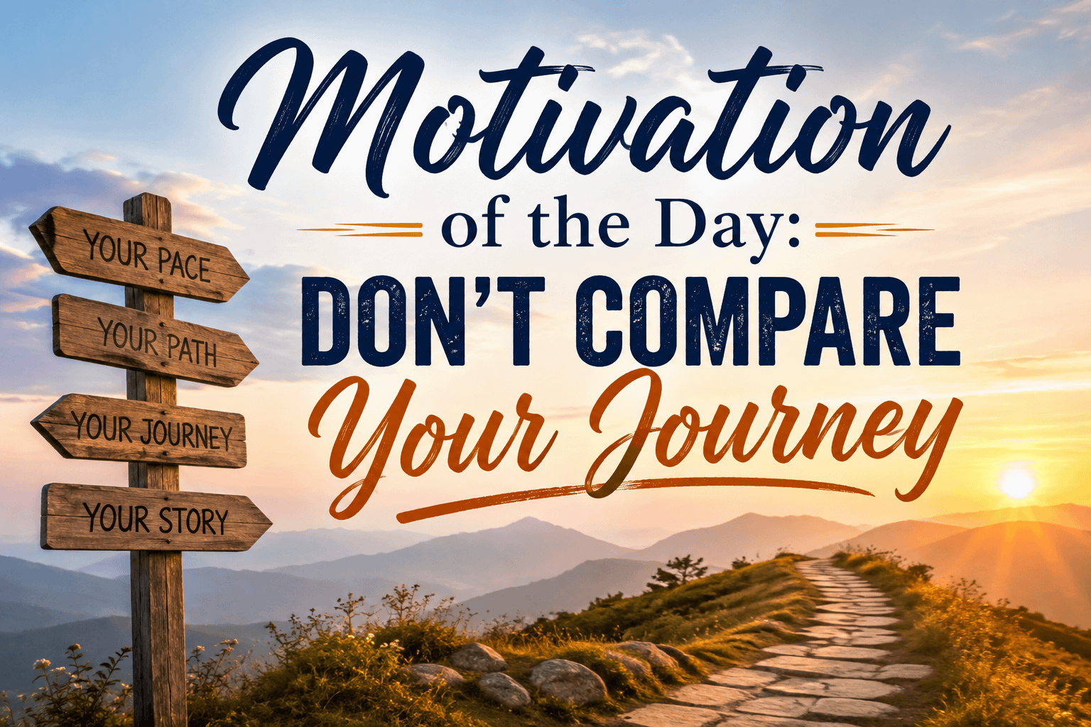 Motivation of the Day: Don't Compare Your Journey 14 Motivation of the Day: Don’t Compare Your Journey