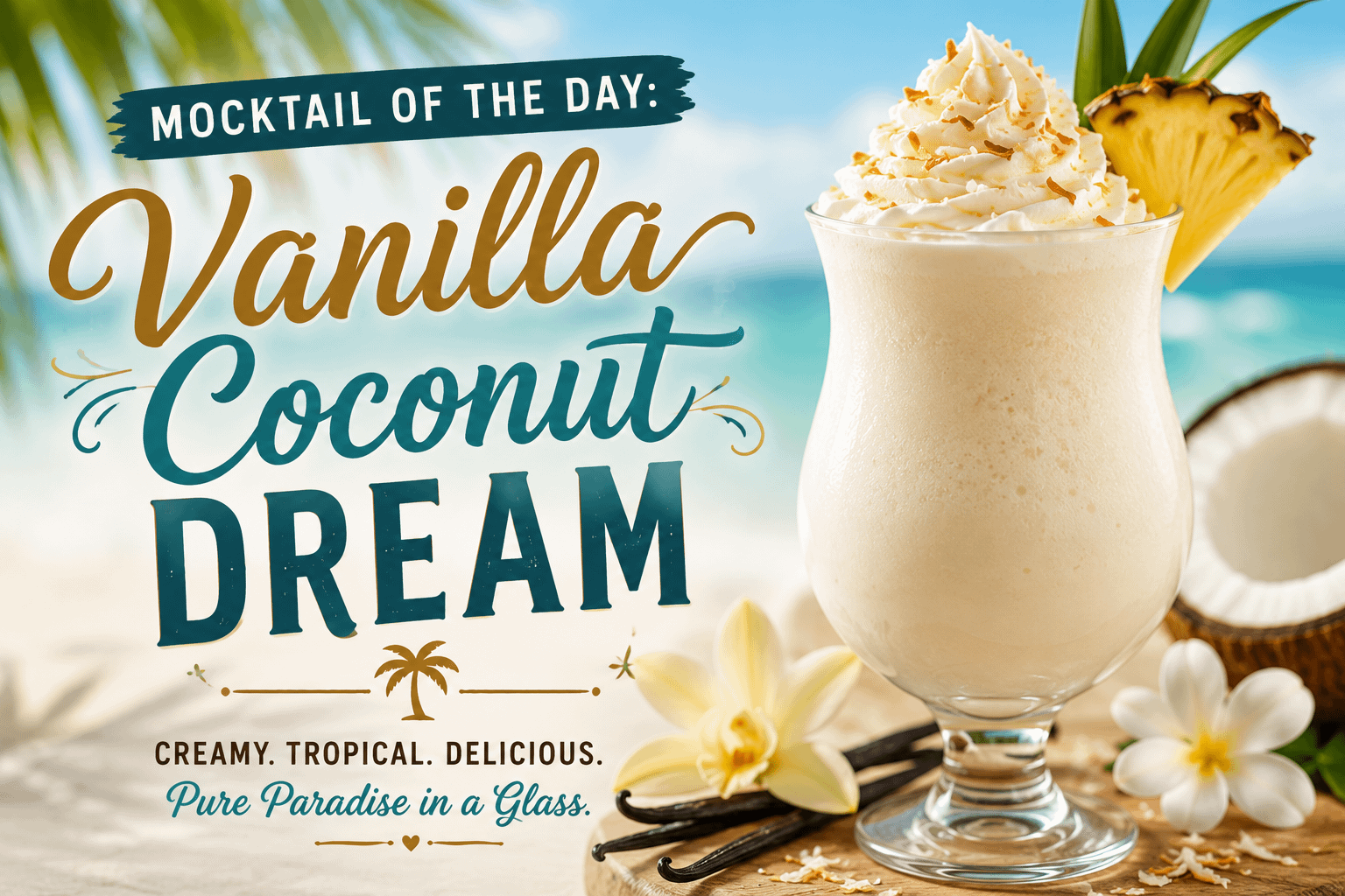 Mocktail of the Day: Vanilla Coconut Dream 1 2699a6ab e3fe 4214 af0c d463c729225c