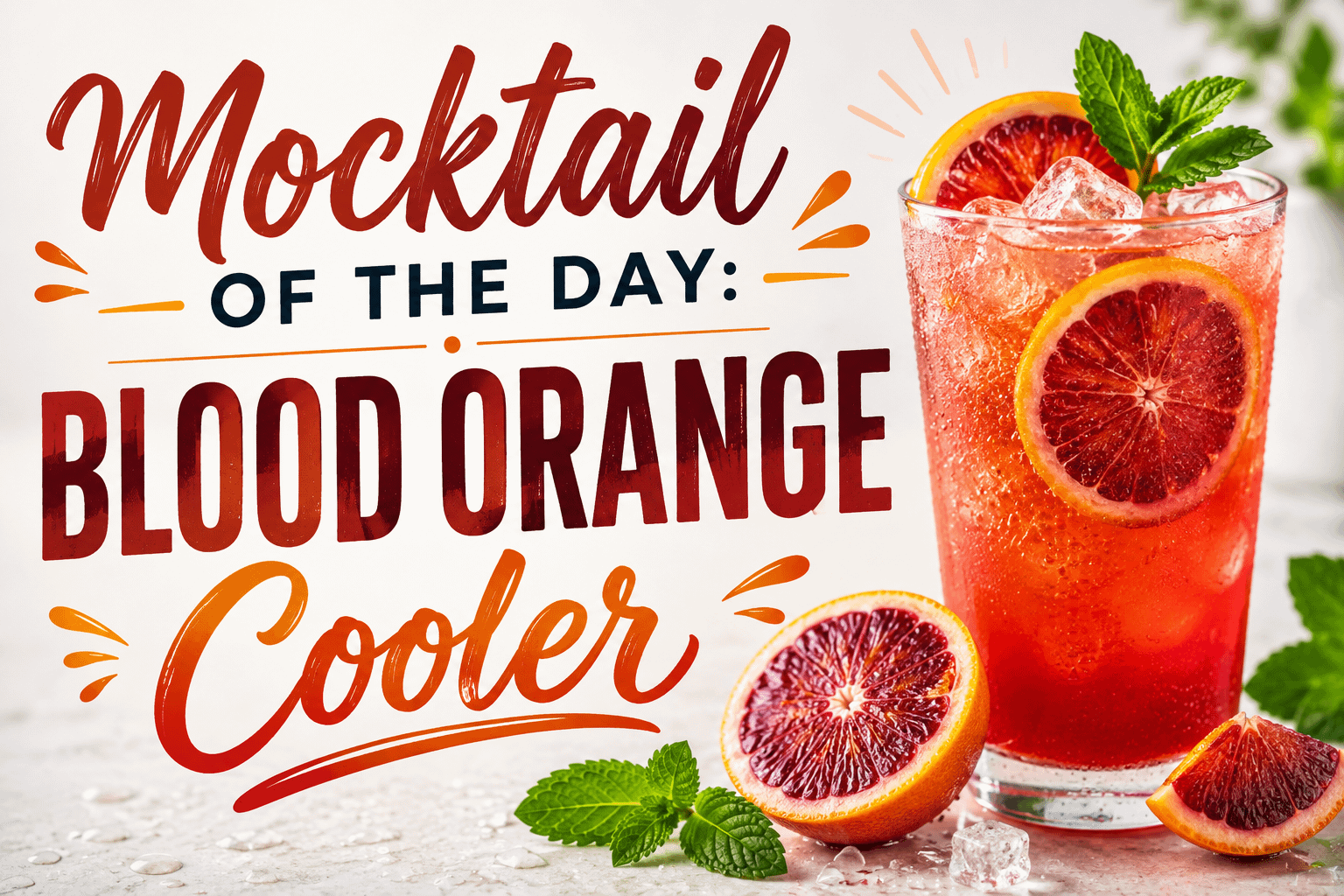 Mocktail of the Day: Blood Orange Cooler 1 2c59fa38 87dd 48e9 978d ab742a77f6f5
