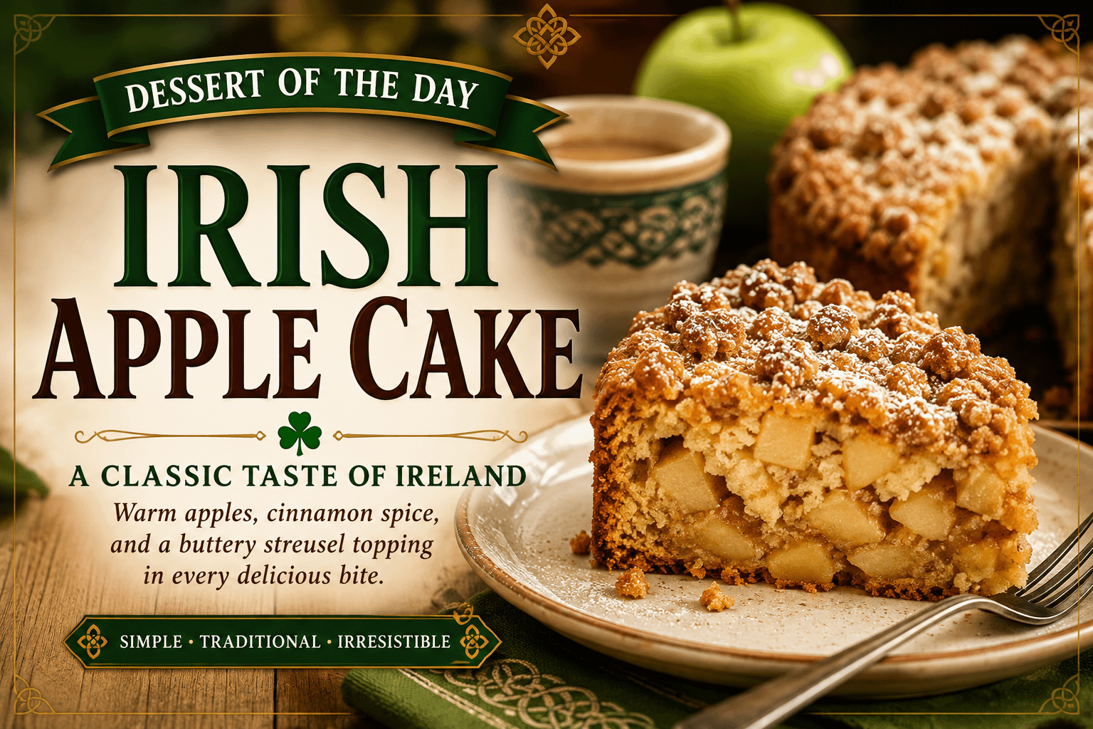 Dessert of the Day: Irish Apple Cake 10 Dessert of the Day: Irish Apple Cake
