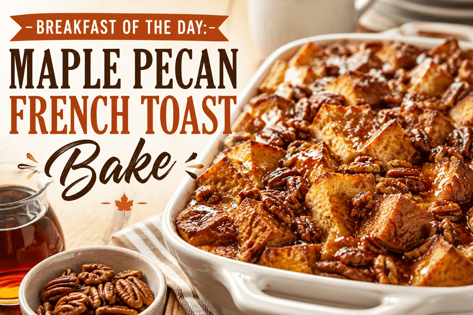 Breakfast of the Day: Maple Pecan French Toast Bake 1 4b1323cf df82 4a80 aefe 43a464c821e4