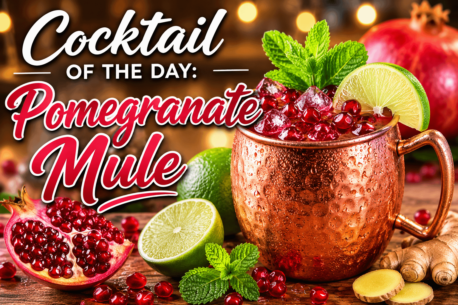 Cocktail of the Day: Pomegranate Mule 4 Cocktail of the Day: Pomegranate Mule