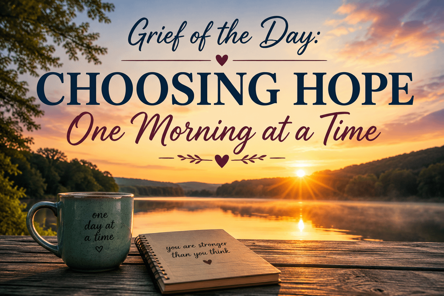 Grief of the Day: Choosing Hope One Morning at a Time 3 Grief of the Day: Choosing Hope One Morning at a Time