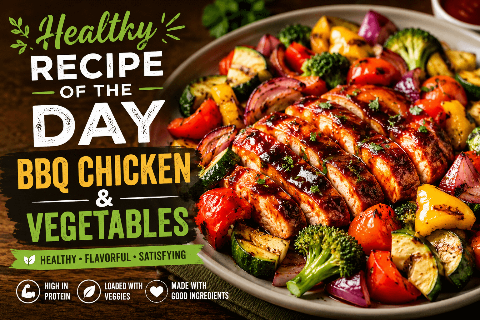 Healthy Recipe of the Day: BBQ Chicken and Vegetables 9 Healthy Recipe of the Day: BBQ Chicken and Vegetables