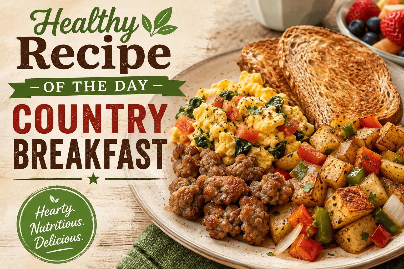 Healthy Recipe of the Day: Country Breakfast 1 9189a8ad 418c 4ff6 8d27 1c1bee9baeeb