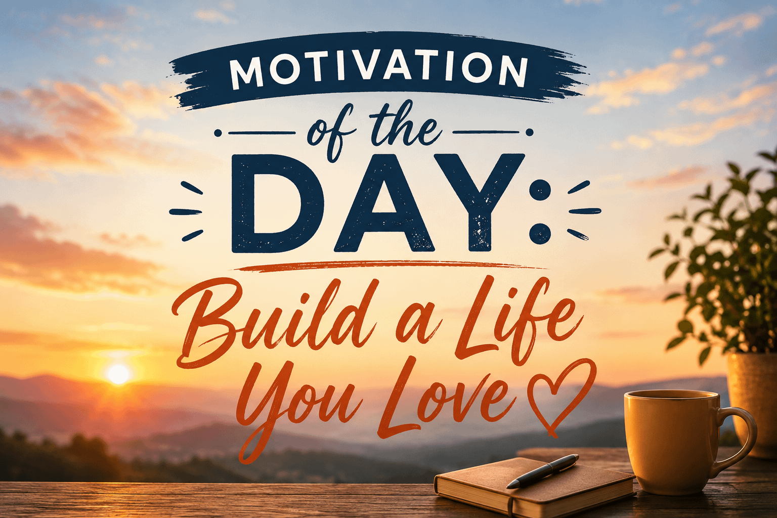 Motivation of the Day: Build a Life You Love 16 Motivation of the Day: Build a Life You Love