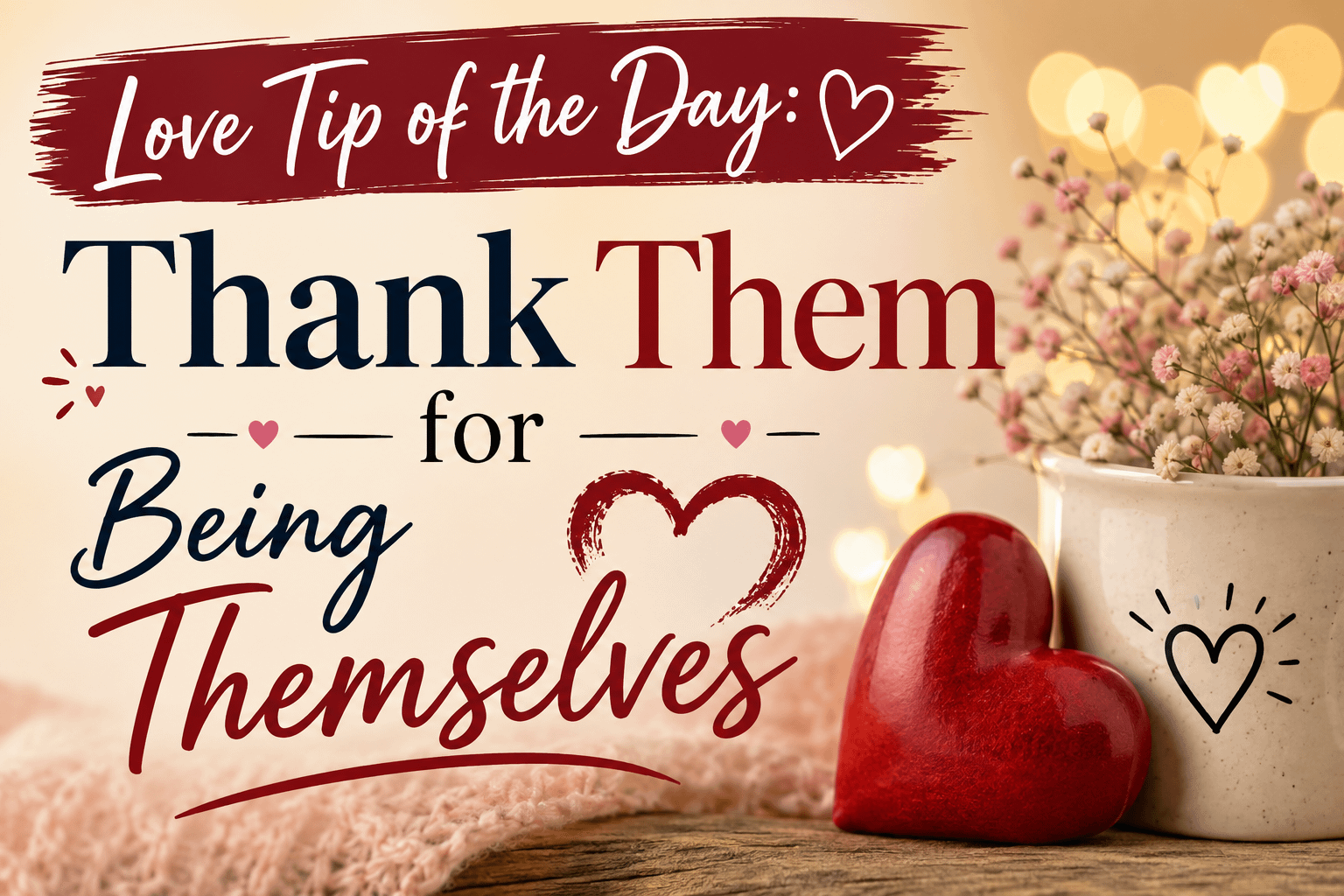 Love Tip of the Day: Thank Them for Being Themselves 10 Love Tip of the Day: Thank Them for Being Themselves