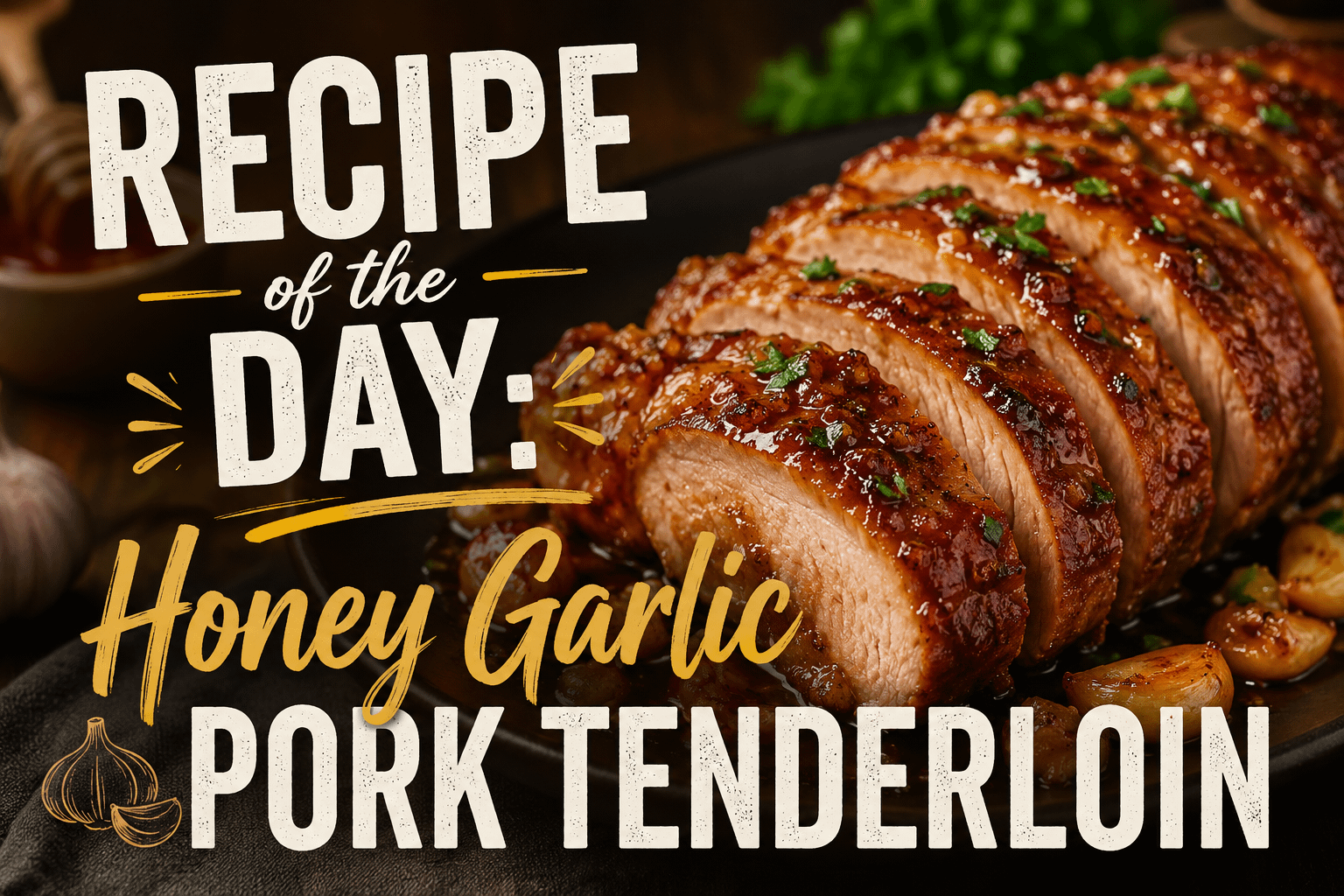 Recipe of the Day: Honey Garlic Pork Tenderloin 5 Recipe of the Day: Honey Garlic Pork Tenderloin