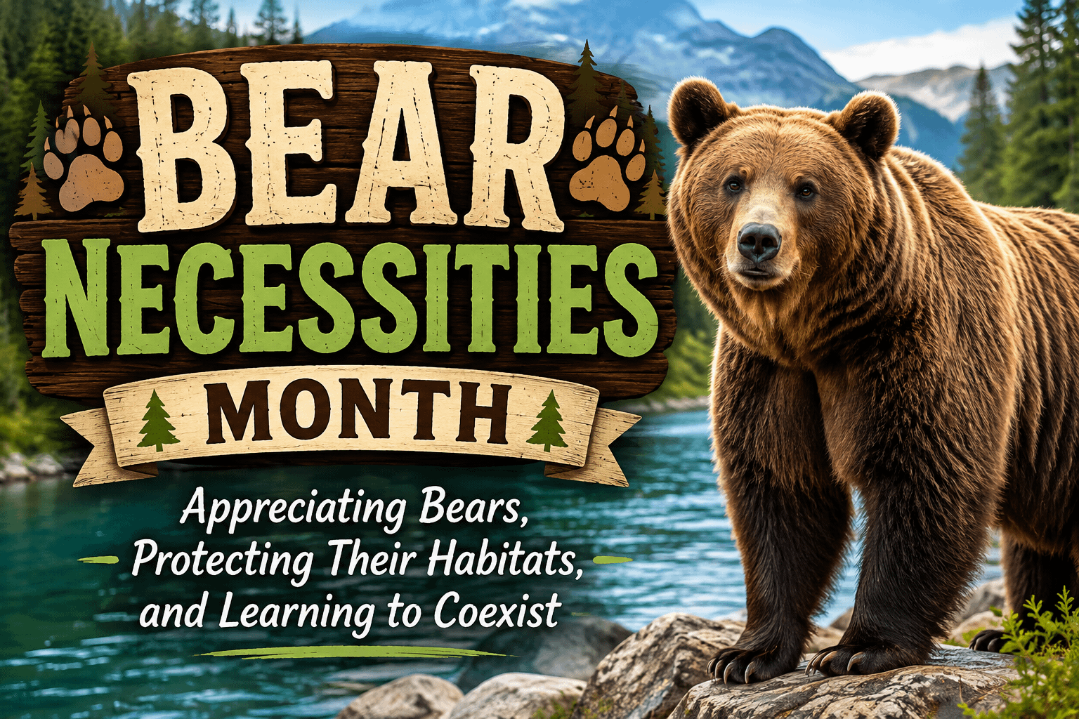 Bear Necessities Month: Appreciating Bears, Protecting Their Habitats, and Learning to Coexist 1 c0635d8c 1888 4bba 9d06 13d13bc45791