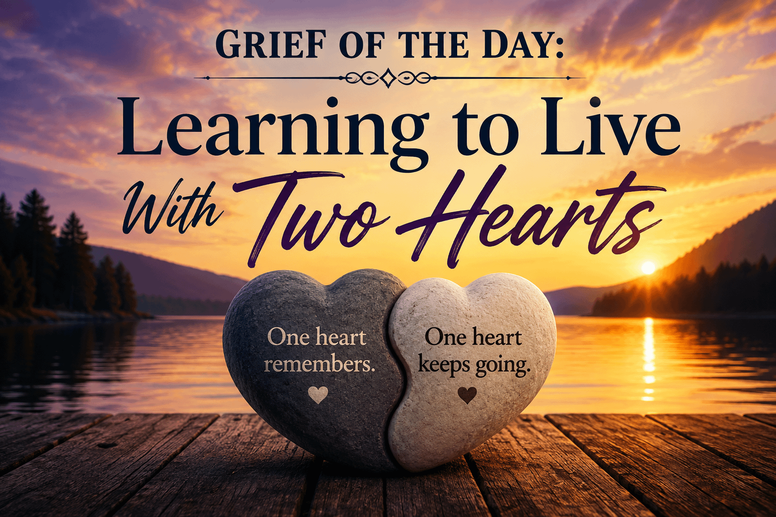 Grief of the Day: Learning to Live With Two Hearts 7 Grief of the Day: Learning to Live With Two Hearts