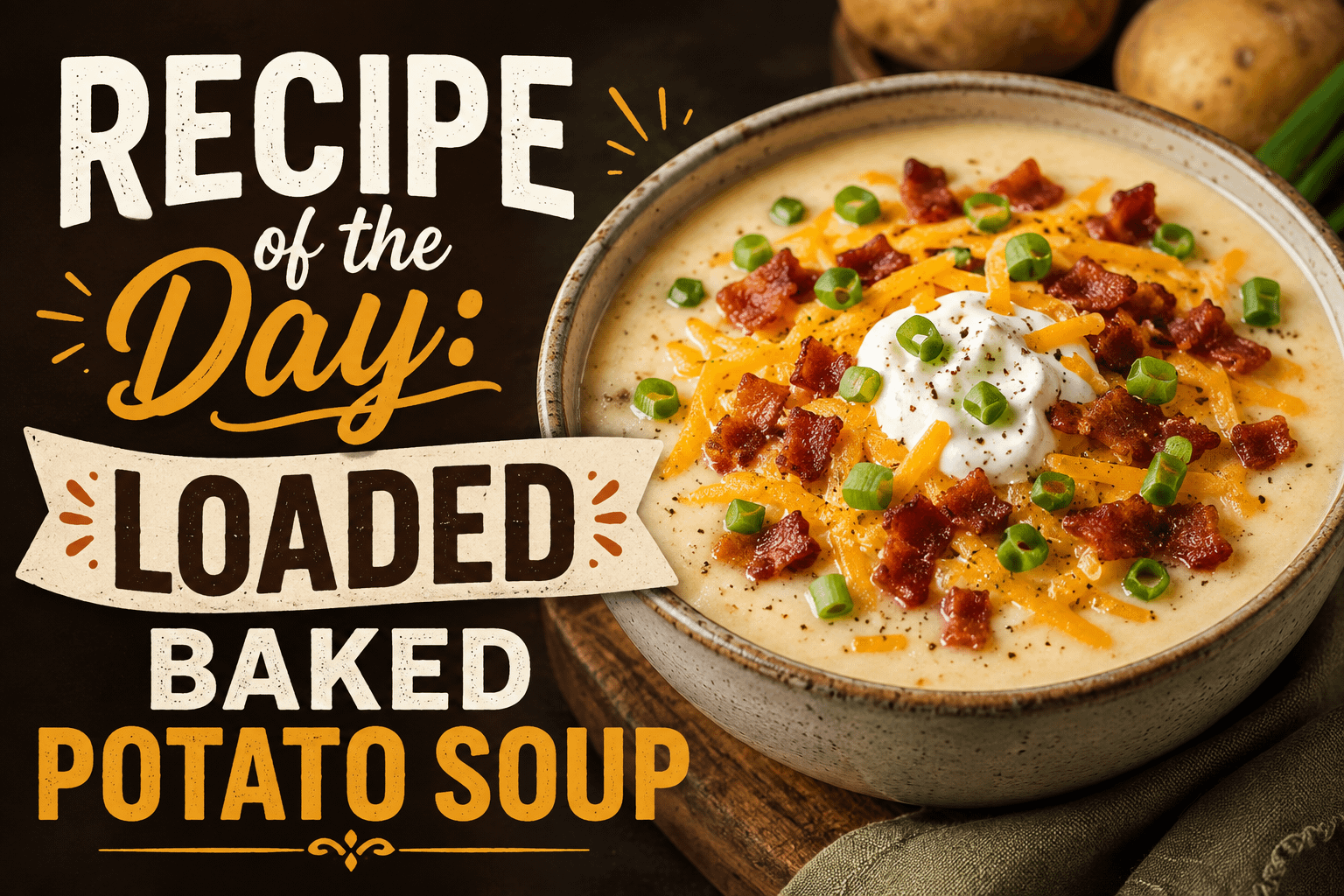 Recipe of the Day: Loaded Baked Potato Soup