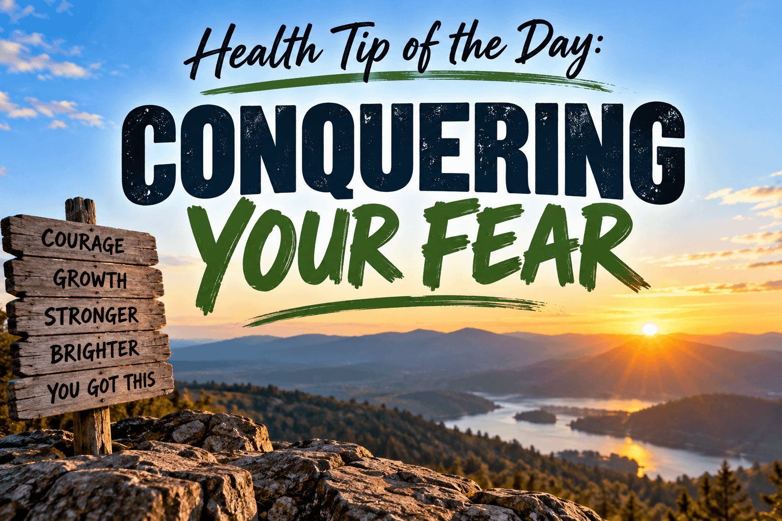 Health Tip of the Day: Conquering Your Fear 13 Health Tip of the Day: Conquering Your Fear