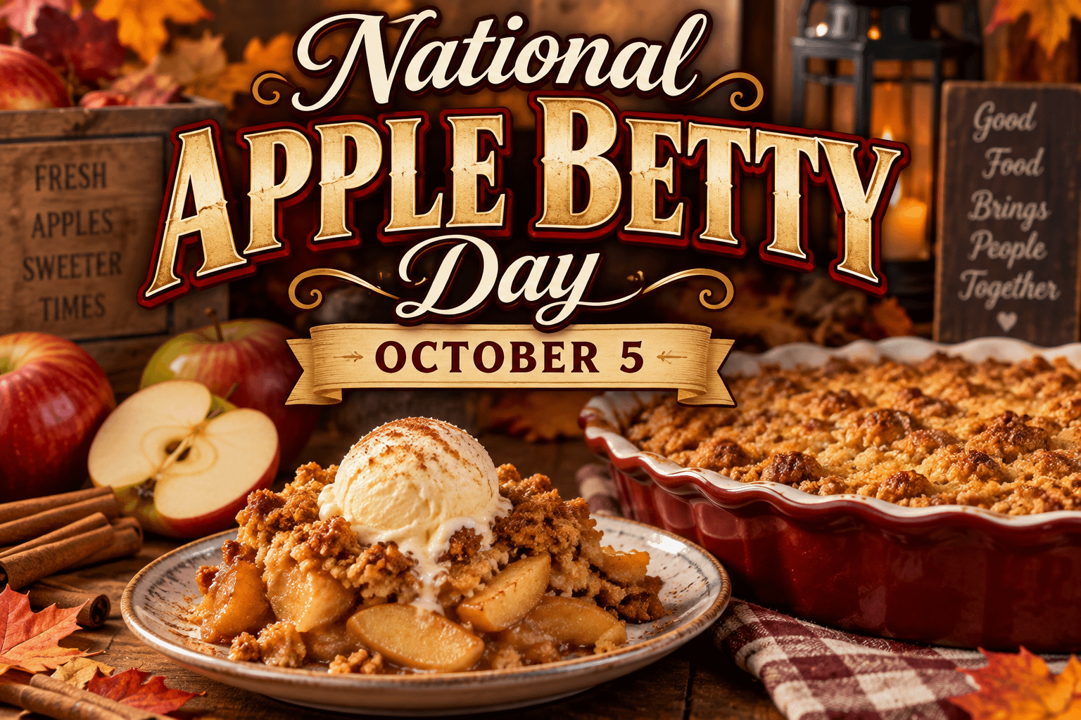National Apple Betty Day – October 5 1 382cffa1 dcc7 4a82 9036 7980f8fd84c2