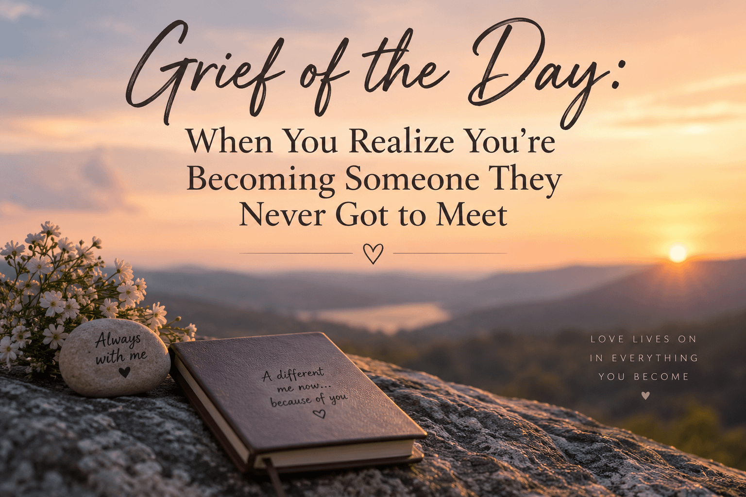 Grief of the Day: When You Realize You’re Becoming Someone They Never Got to Meet 4 Grief of the Day: When You Realize You’re Becoming Someone They Never Got to Meet