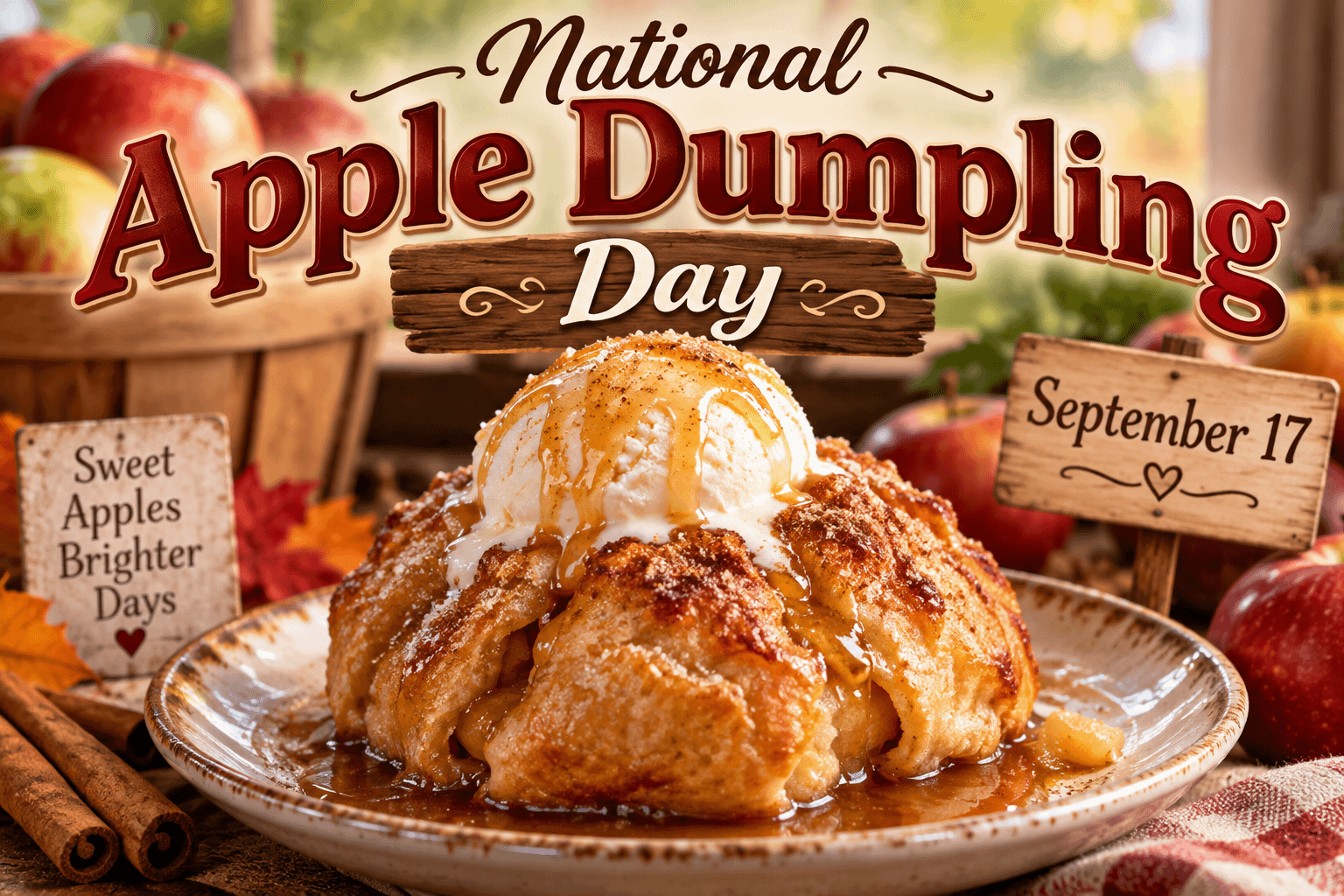 National Apple Dumpling Day – September 17 3 National Apple Dumpling Day – September 17