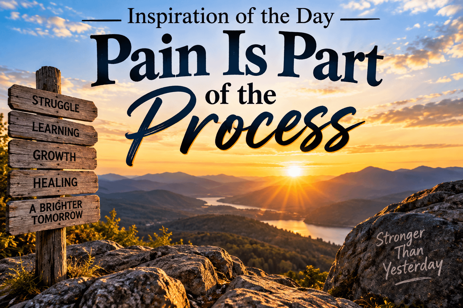 Inspiration of the Day: Pain Is Part of the Process 3 Inspiration of the Day: Pain Is Part of the Process