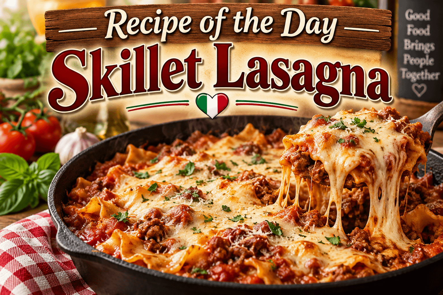 Recipe of the Day: Skillet Lasagna 7 Recipe of the Day: Skillet Lasagna