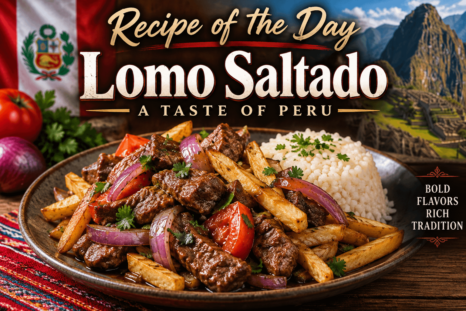 Recipe of the Day: Lomo Saltado 3 Recipe of the Day: Lomo Saltado