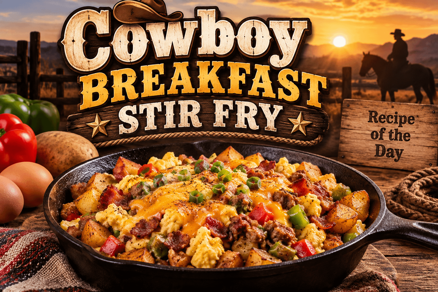 Recipe of the Day: Cowboy Breakfast Stir Fry 5 Recipe of the Day: Cowboy Breakfast Stir Fry