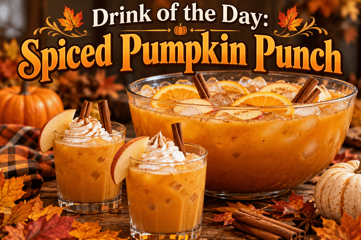 Drink of the Day: Spiced Pumpkin Punch 6 Drink of the Day: Spiced Pumpkin Punch