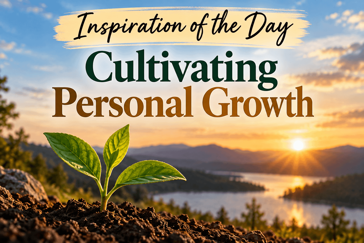 Inspiration of the Day: Cultivating Personal Growth 11 Inspiration of the Day: Cultivating Personal Growth