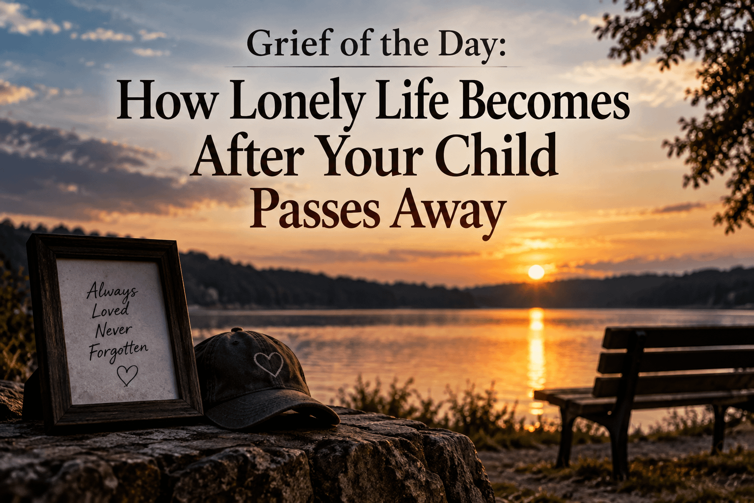 Grief of the Day: How Lonely Life Becomes After Your Child Passes Away 2 Grief of the Day: How Lonely Life Becomes After Your Child Passes Away