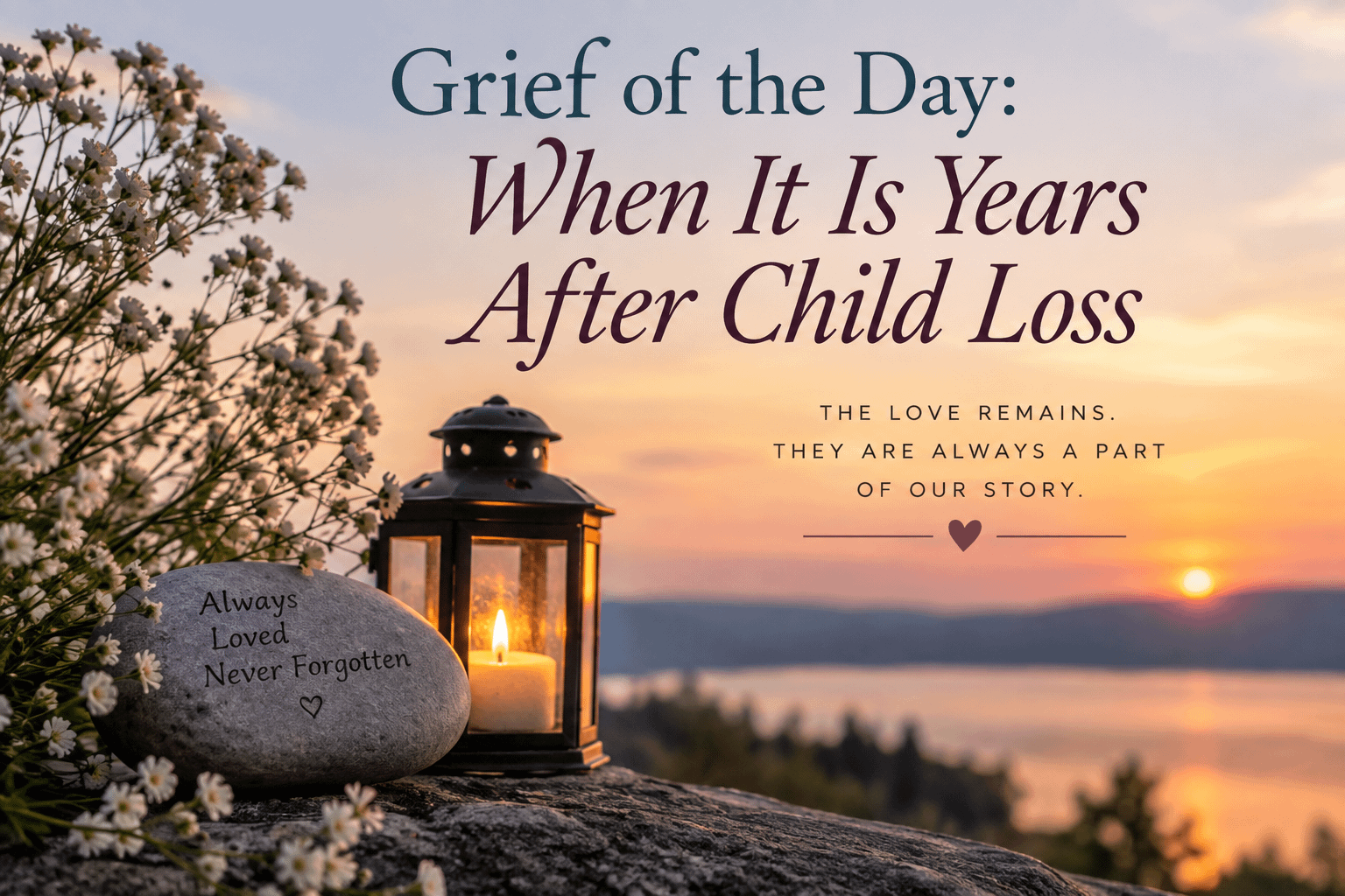 Grief of the Day: When It Is Years After Child Loss