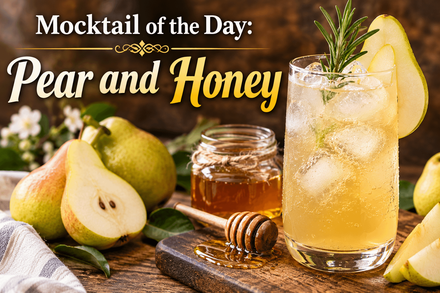 Mocktail of the Day: Pear and Honey 1 c6b3a27c fb77 4196 81e7 69374460f89b