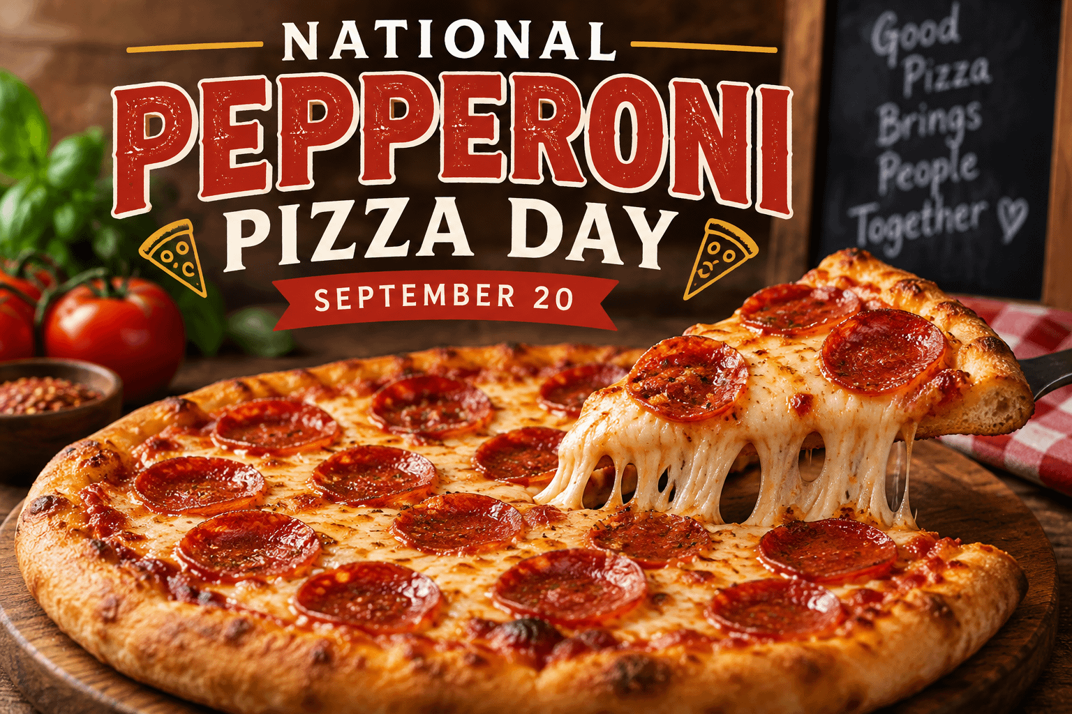 National Pepperoni Pizza Day – September 20 8 National Pepperoni Pizza Day – September 20