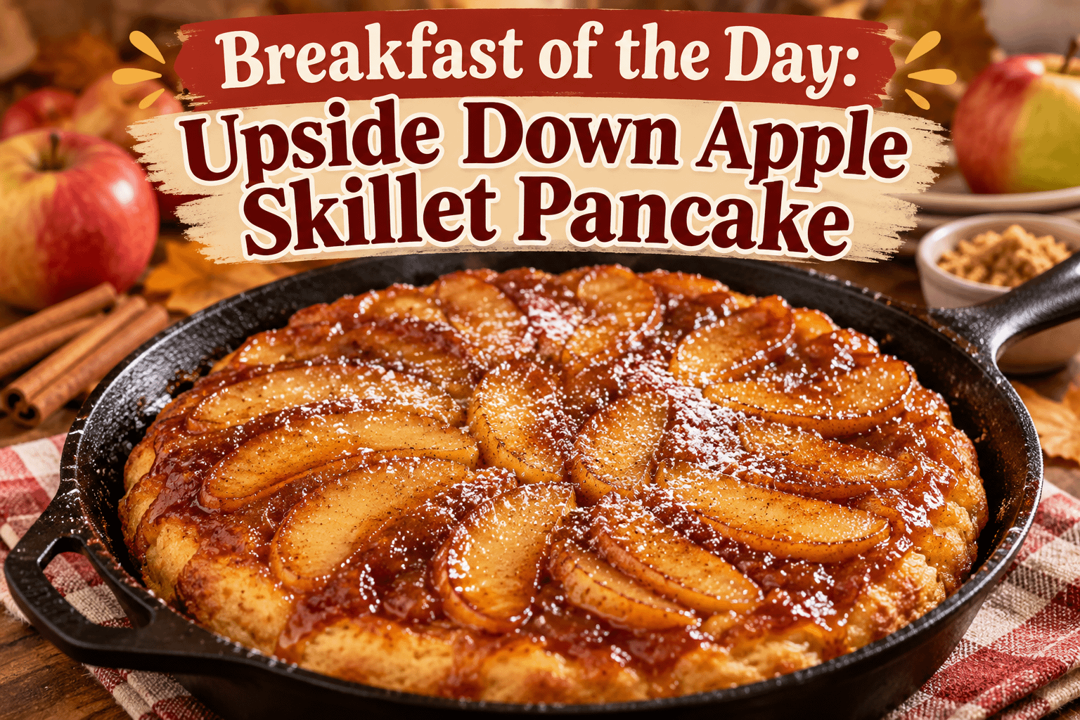 Breakfast of the Day: Upside Down Apple Skillet Pancake 1 cf793027 159c 4e79 b12d 05ddb78cd6e3