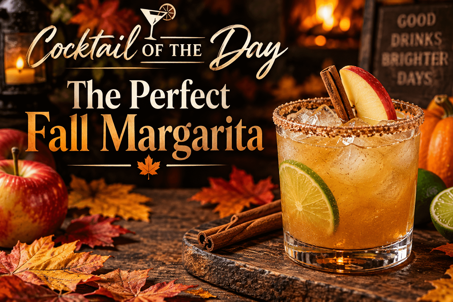 Cocktail of the Day: The Perfect Fall Margarita 1 d38bc250 42cd 4978 b95d bb4346b2b8fe