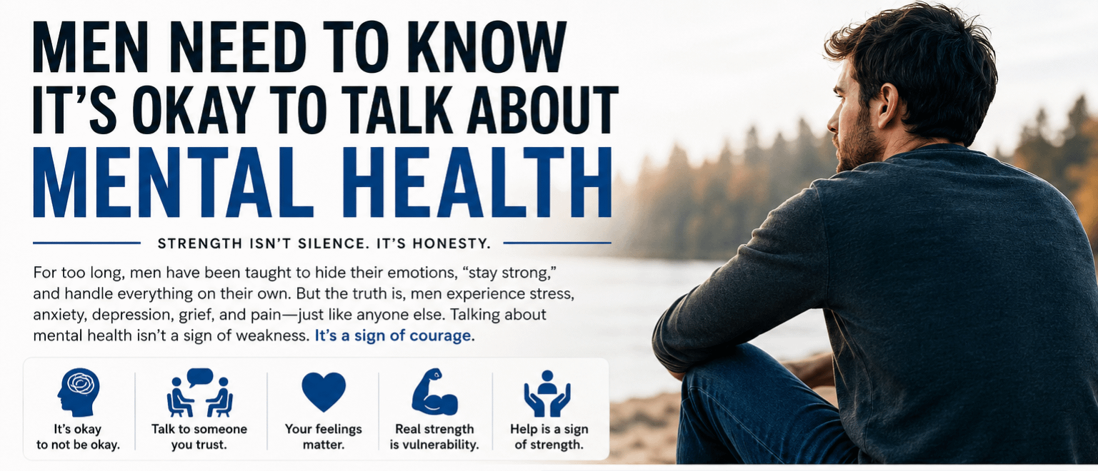 Men Need to Know It’s Okay to Talk About Mental Health 3 Men Need to Know It’s Okay to Talk About Mental Health