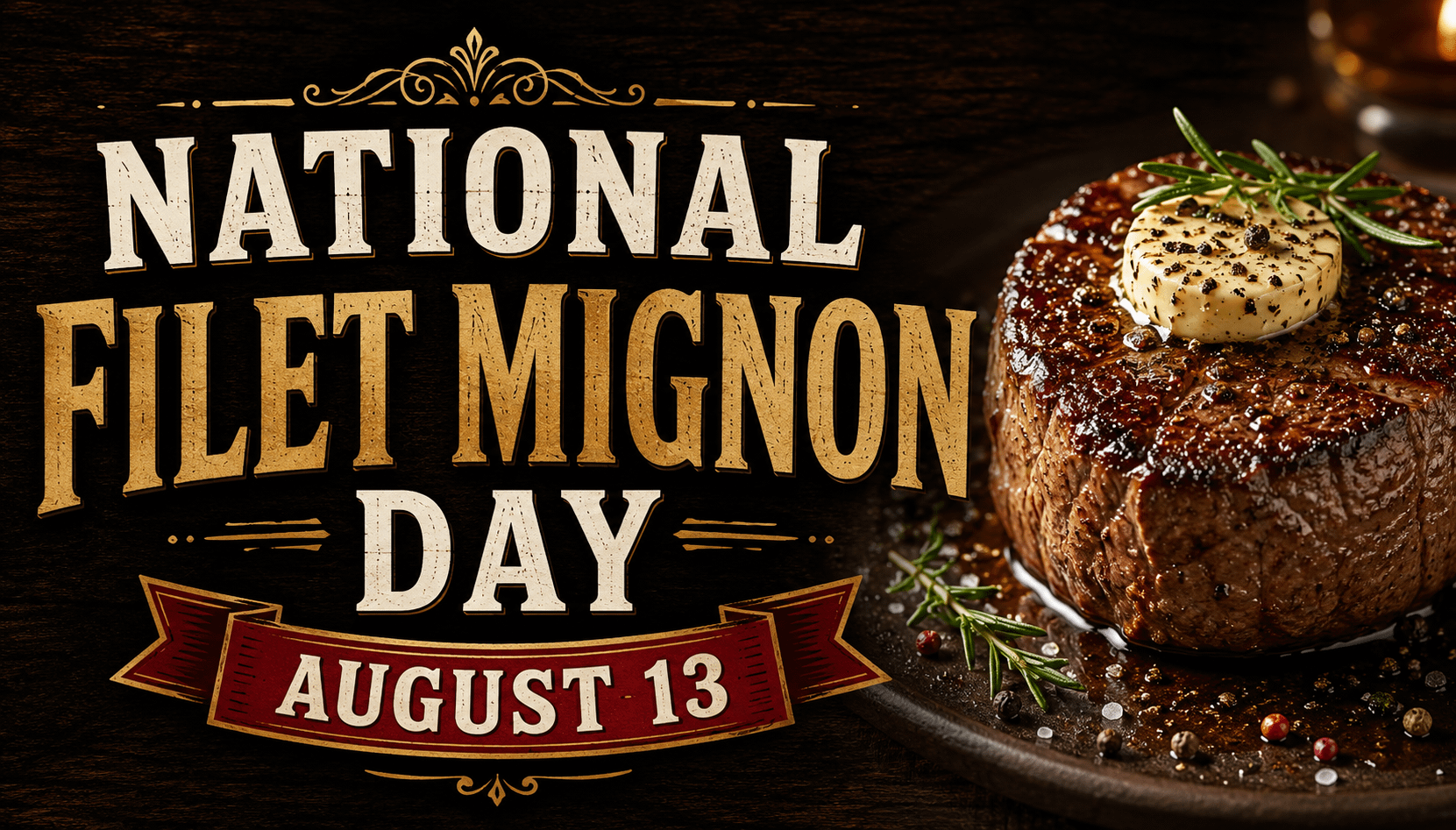 National Filet Mignon Day – August 13 7 National Filet Mignon Day – August 13