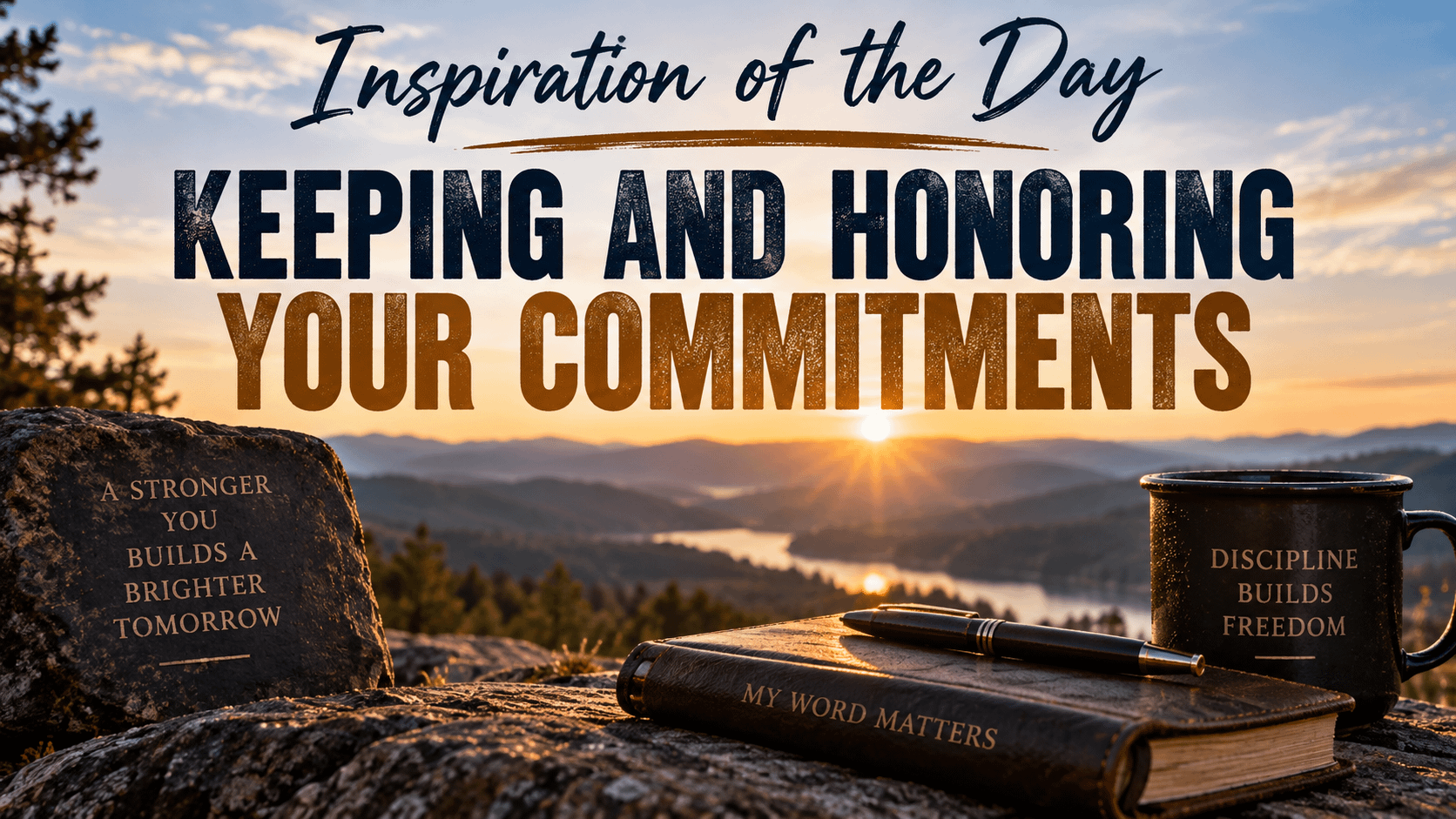 Inspiration of the Day: Keeping and Honoring Your Commitments 1 06c2b1f5 c42a 4ac8 a956 f510e11abe04