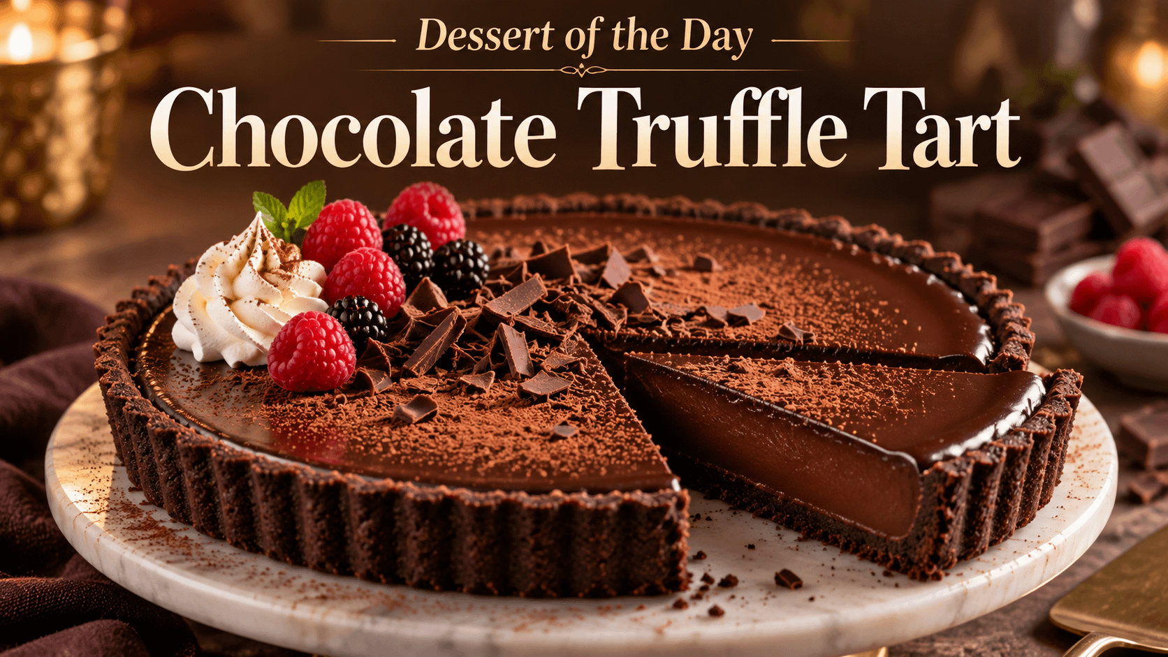 Dessert of the Day: Chocolate Truffle Tart 5 Dessert of the Day: Chocolate Truffle Tart