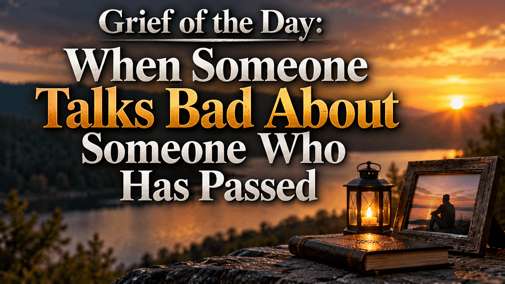 Grief of the Day: When Someone Talks Bad About Someone Who Has Passed 2 Grief of the Day: When Someone Talks Bad About Someone Who Has Passed