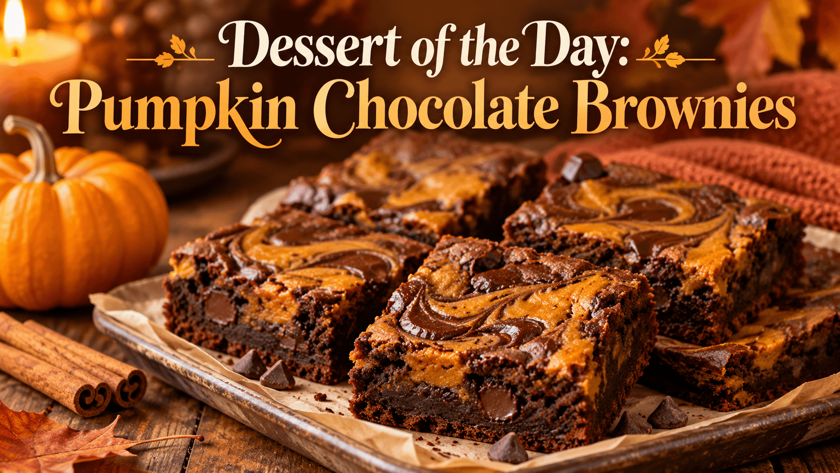 Dessert of the Day: Pumpkin Chocolate Brownies 1 f68dbad1 b8fa 4e78 9808 f307290b076f