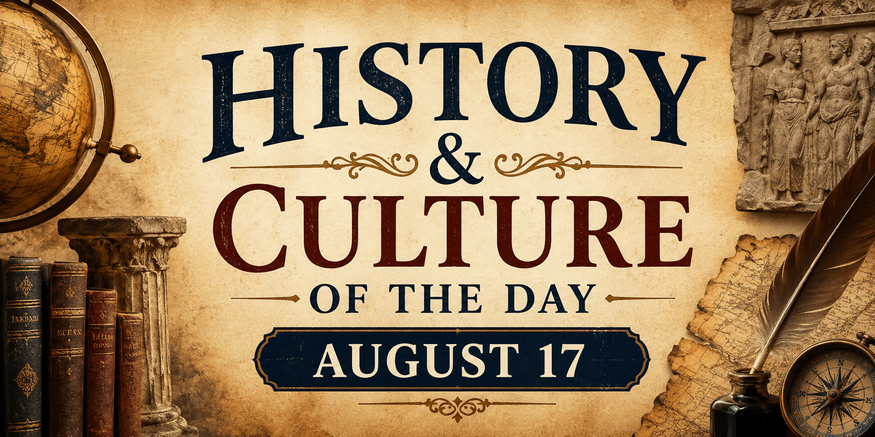History & Culture of the Day – August 17 1 64fc9bbf f096 4dad a45a 6cc62bf72325